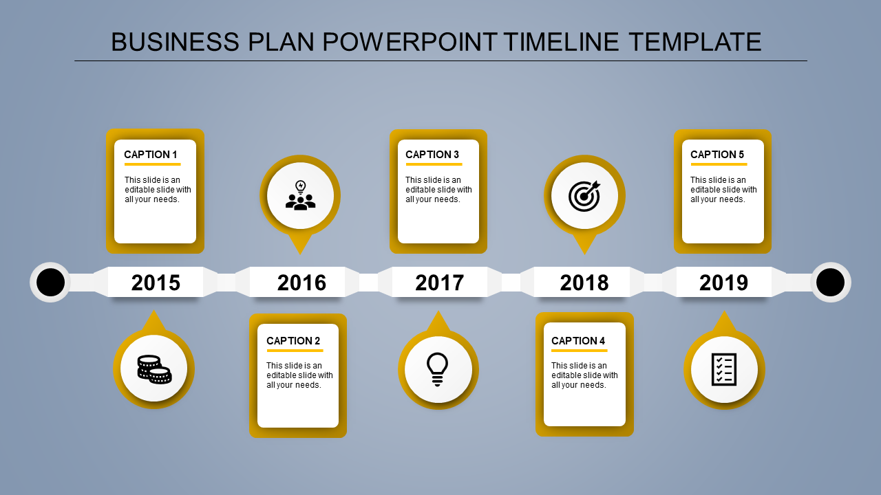 Buy PowerPoint Timeline Template and Google Slides Themes